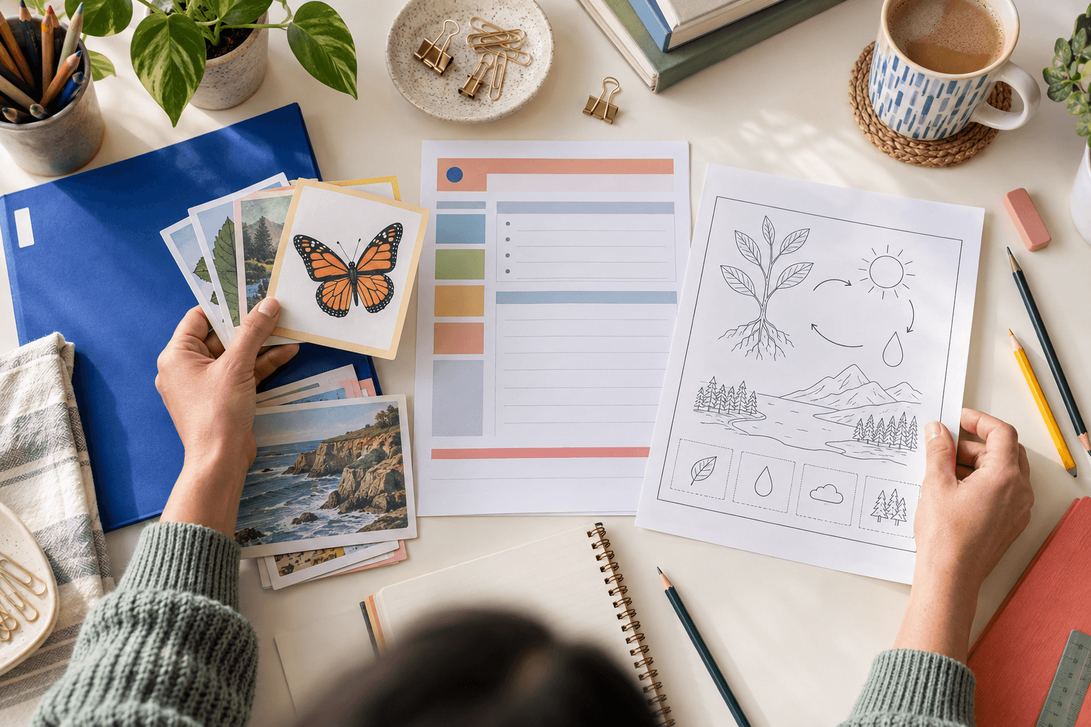 Concept visual of teaching tools